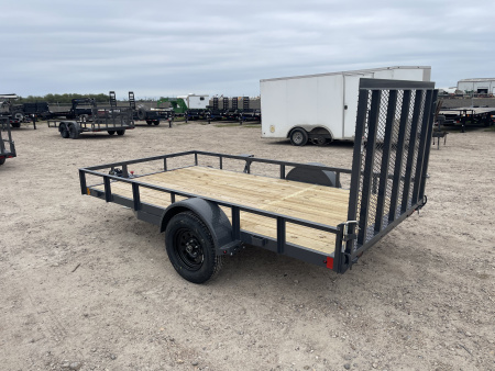 New 2026 Lamar Trailers 77X12 4' GATE 3.5K Utility Trailer