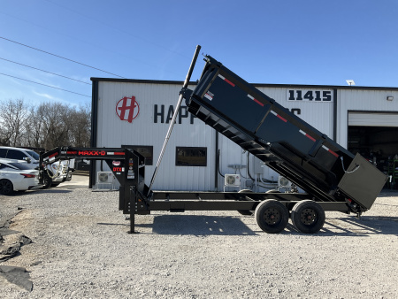 New 2026 MAXX-D 83”x16’ 18K Gooseneck Dump w/ 36” Sides – DTX