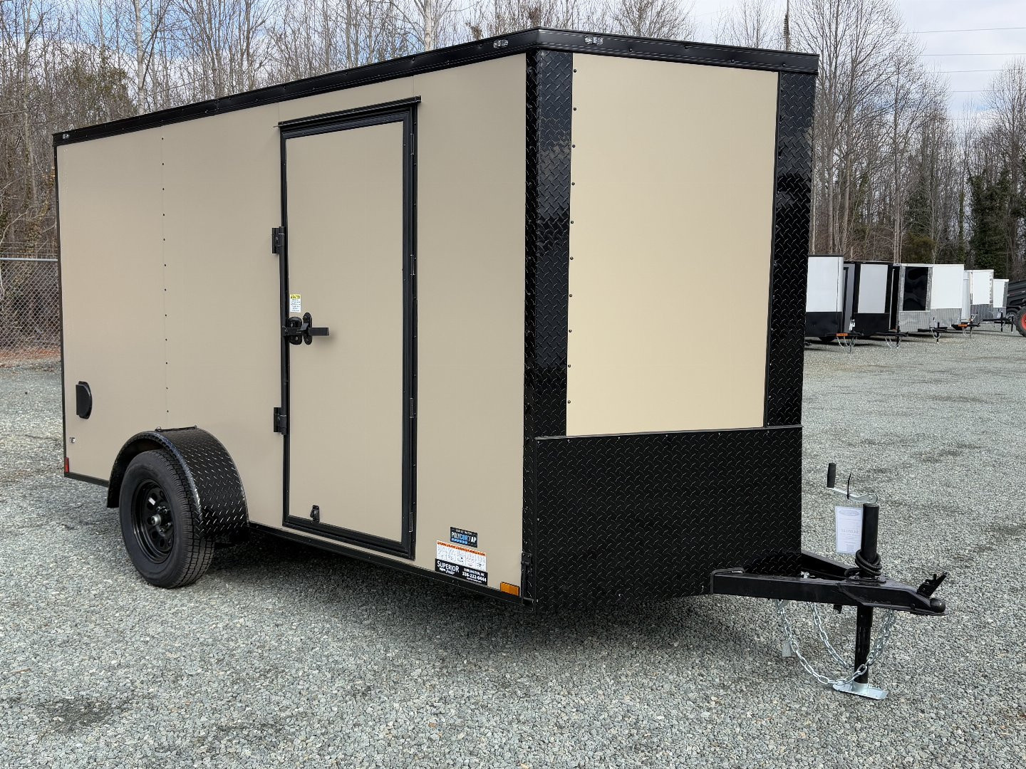 New 2026 Anvil 6X12 w/ Black Out, Extra Height, & Ramp Cargo / Enclosed Trailer