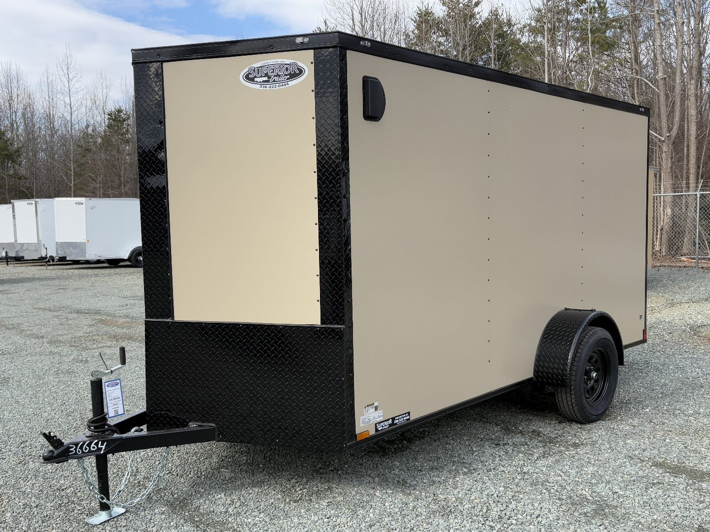 New 2026 Anvil 6X12 w/ Black Out, Extra Height, & Ramp Cargo / Enclosed Trailer