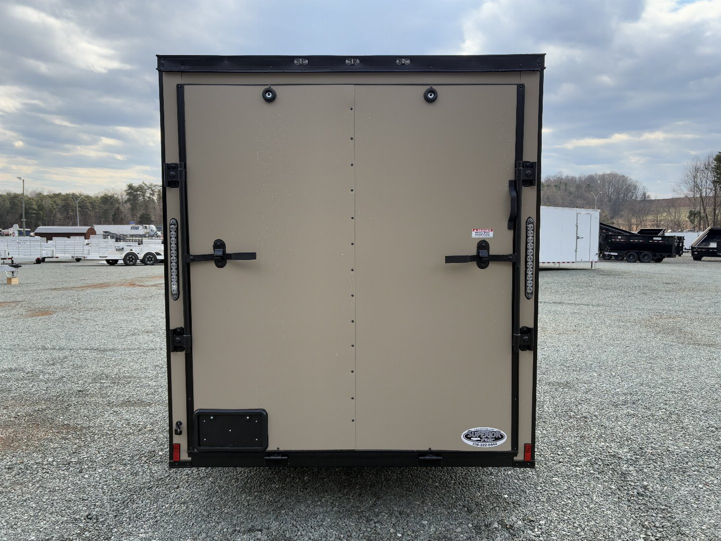 New 2026 Anvil 6X12 w/ Black Out, Extra Height, & Ramp Cargo / Enclosed Trailer