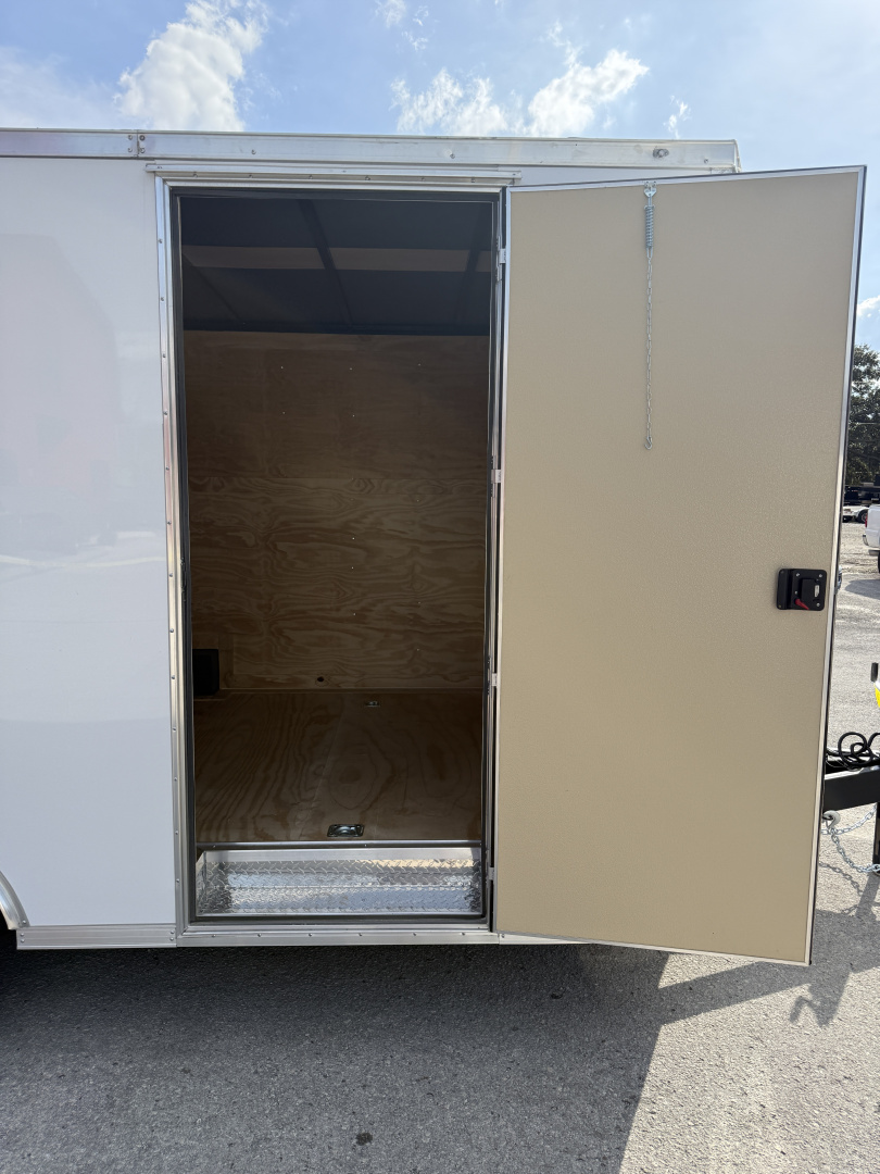 New 2026 Rock Solid Cargo 8.5x16 7K Rear Ramp Door Enclosed Car Hauler