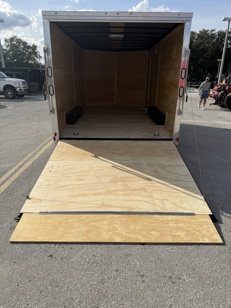 New 2026 Rock Solid Cargo 8.5x16 7K Rear Ramp Door Enclosed Car Hauler