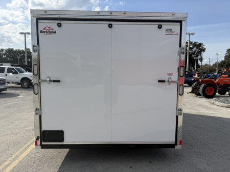 New 2026 Rock Solid Cargo 8.5x16 7K Rear Ramp Door Enclosed Car Hauler