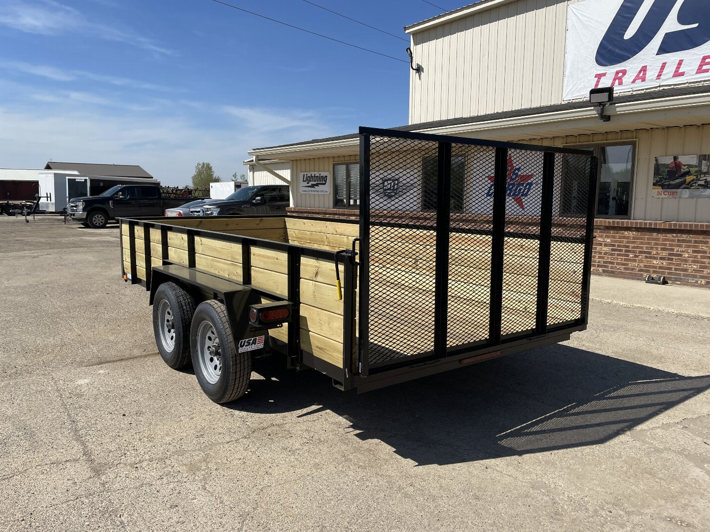 New 2025 AMO 82X14 TA2 7K Woodside Landscape Trailer