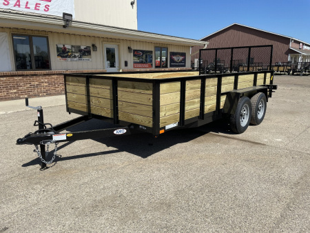 New 2025 AMO 82X14 TA2 7K Woodside Landscape Trailer