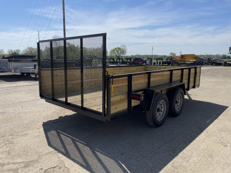 New 2025 AMO 82X14 TA2 7K Woodside Landscape Trailer
