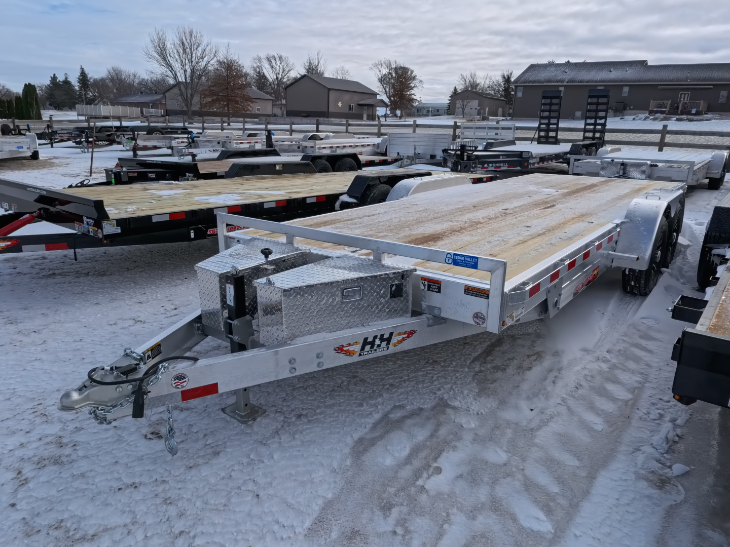 New 2026 H&H 82 x 20 Aluminum Electric Tilt Speed Loader with 10K GVWR