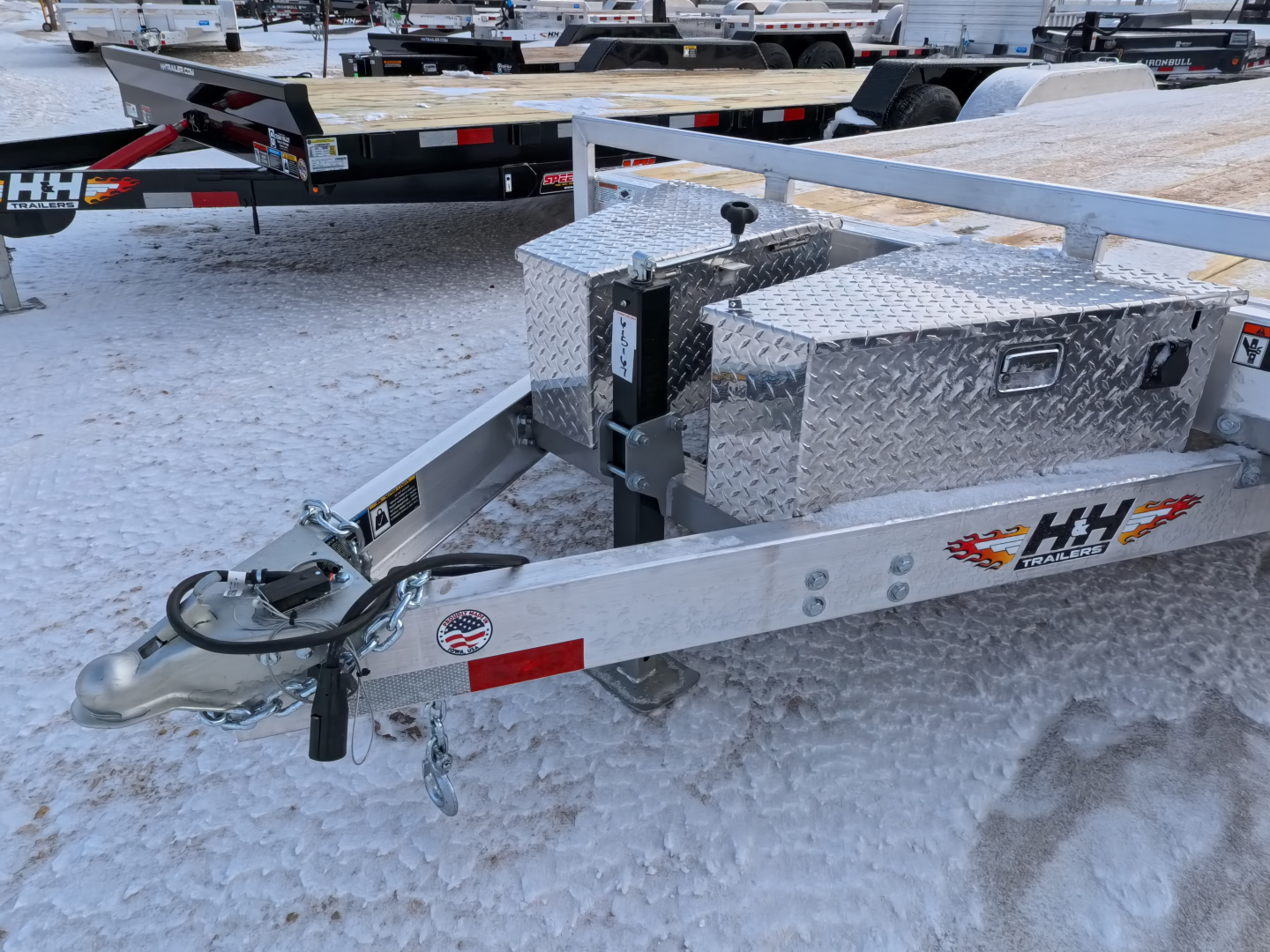 New 2026 H&H 82 x 20 Aluminum Electric Tilt Speed Loader with 10K GVWR