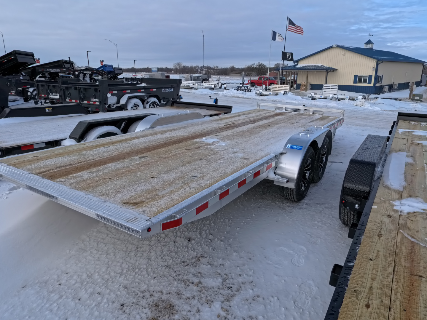 New 2026 H&H 82 x 20 Aluminum Electric Tilt Speed Loader with 10K GVWR