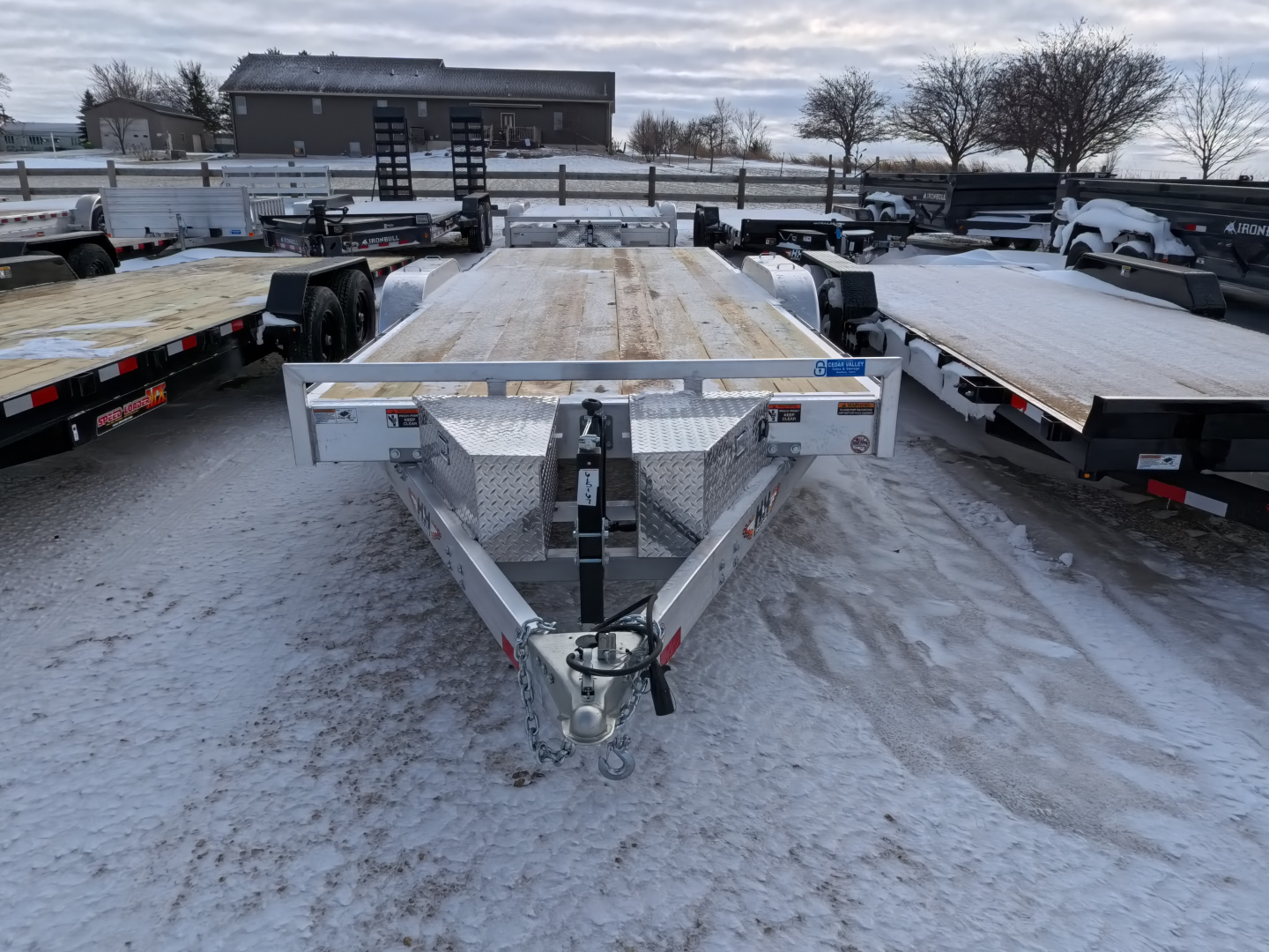 New 2026 H&H 82 x 20 Aluminum Electric Tilt Speed Loader with 10K GVWR