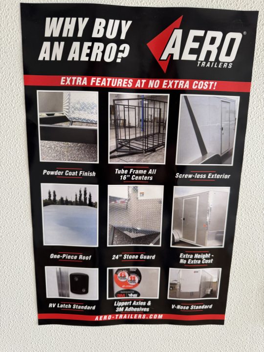 New 2026 AERO 7X16TA35 Cargo / Enclosed Trailer