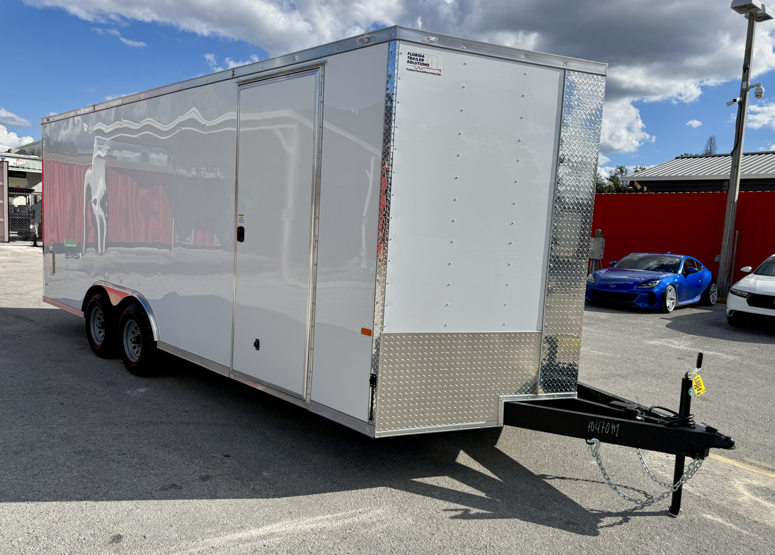 New 2026 Rock Solid Cargo 8.5x20 10K Rear Ramp Door Enclosed Car Hauler