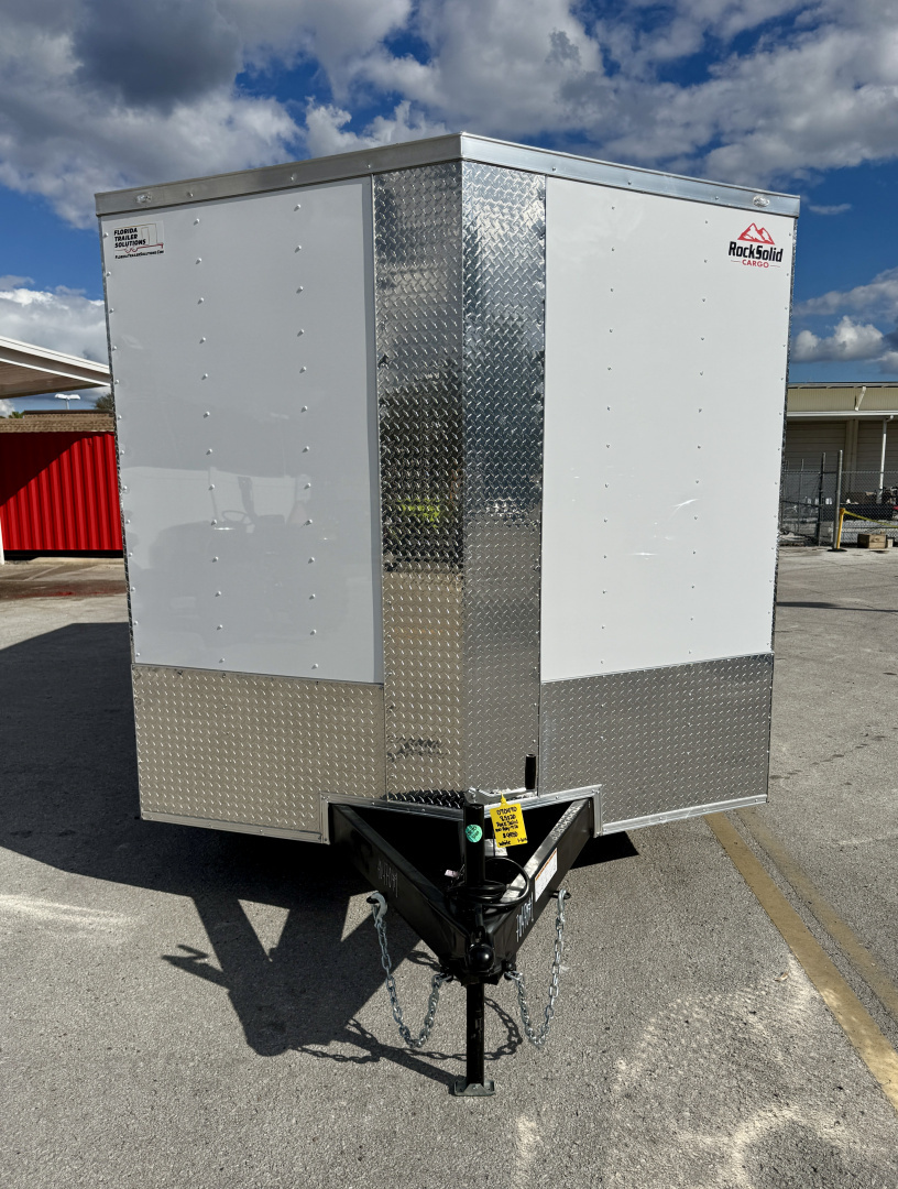 New 2026 Rock Solid Cargo 8.5x20 10K Rear Ramp Door Enclosed Car Hauler