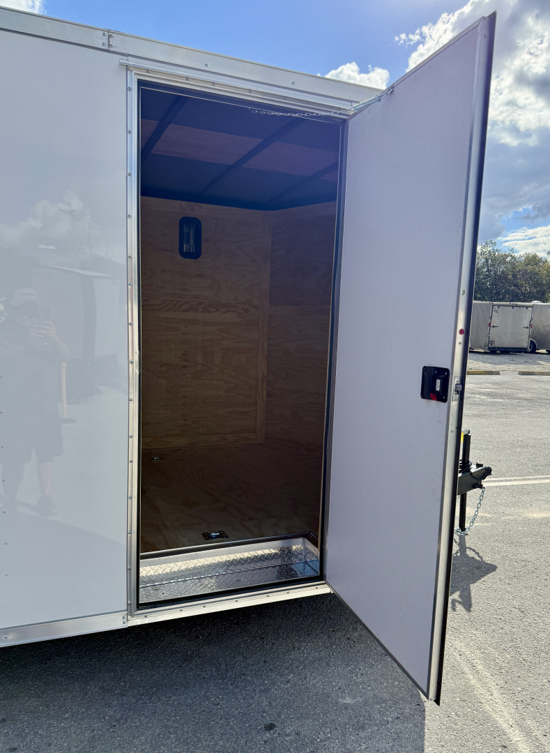 New 2026 Rock Solid Cargo 8.5x20 10K Rear Ramp Door Enclosed Car Hauler