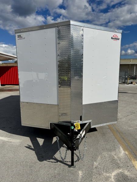 New 2026 Rock Solid Cargo 8.5x20 10K Rear Ramp Door Enclosed Car Hauler