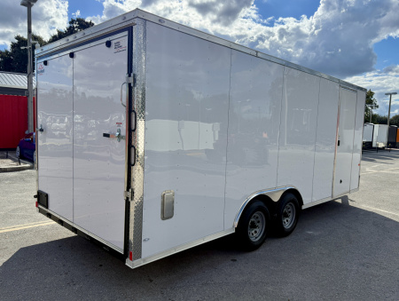 New 2026 Rock Solid Cargo 8.5x20 10K Rear Ramp Door Enclosed Car Hauler