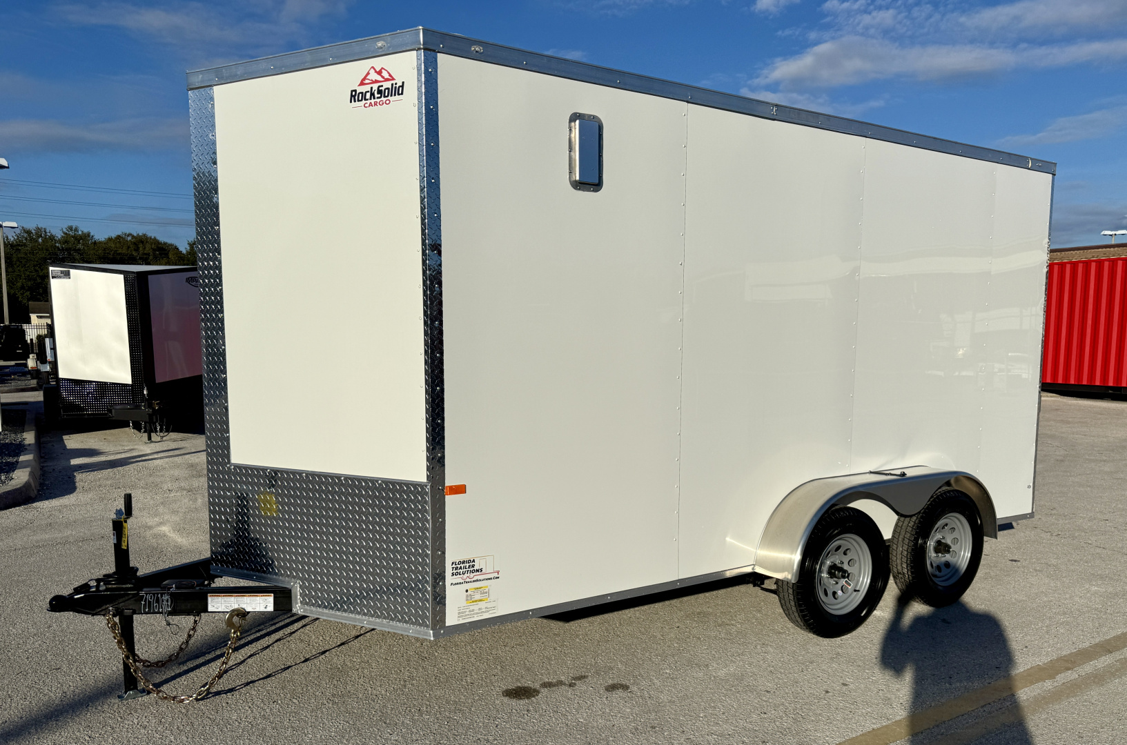 New 2026 Rock Solid Cargo 7x14 Rear Ramp Door 7K Cargo / Enclosed Trailer