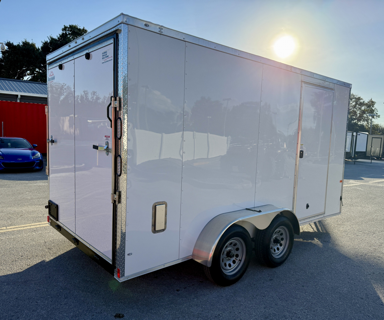 New 2026 Rock Solid Cargo 7x14 Rear Ramp Door 7K Cargo / Enclosed Trailer