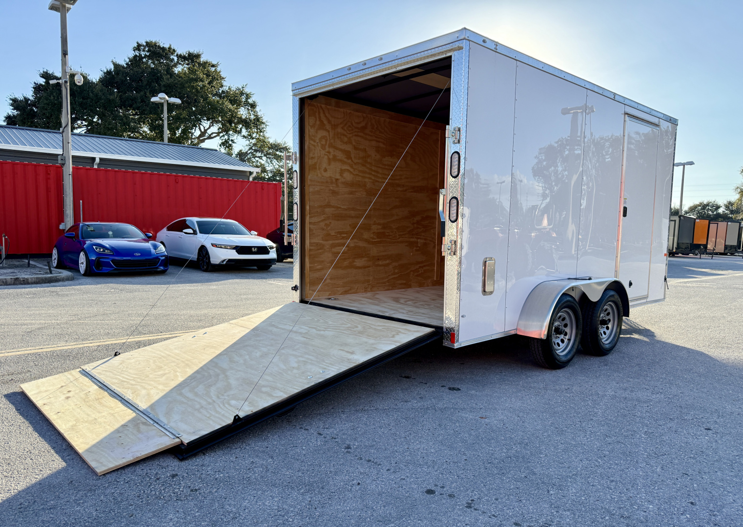New 2026 Rock Solid Cargo 7x14 Rear Ramp Door 7K Cargo / Enclosed Trailer