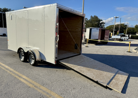 New 2026 Rock Solid Cargo 7x14 Rear Ramp Door 7K Cargo / Enclosed Trailer