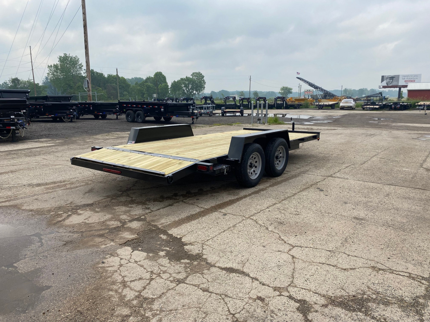 New 2026 AMO 82x16 TA1 Flat Deck 7K Car Hauler