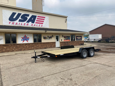 New 2026 AMO 82x16 TA1 Flat Deck 7K Car Hauler