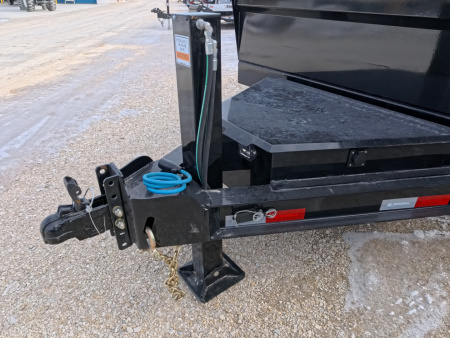 New 2026 Iron Bull 72 x 12 DTB Dump with 14,999 lb. GVWR, Hydraulic Jack, and Cold Weather Harness