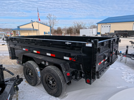 New 2026 Iron Bull 72 x 12 DTB Dump with 14,999 lb. GVWR, Hydraulic Jack, and Cold Weather Harness