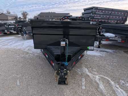 New 2026 Iron Bull 72 x 12 DTB Dump with 14,999 lb. GVWR, Hydraulic Jack, and Cold Weather Harness