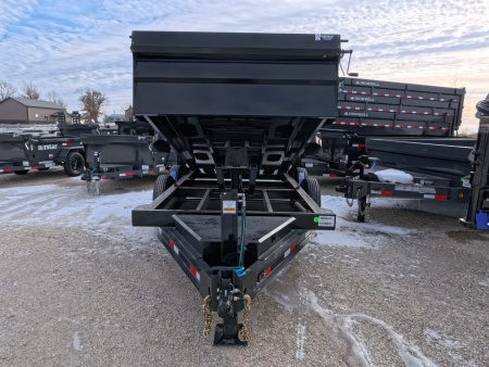 New 2026 Iron Bull 72 x 12 DTB Dump with 14,999 lb. GVWR, Hydraulic Jack, and Cold Weather Harness