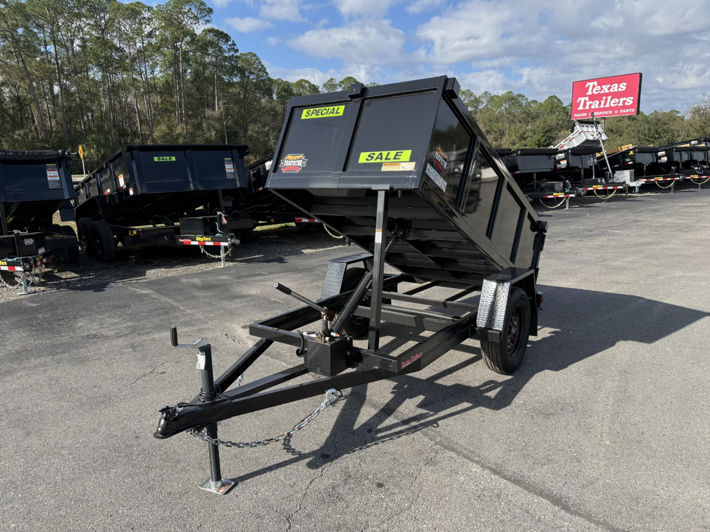New 2025 Prospector 4' X 8' Dump Trailer for sale in Gainesville, FL