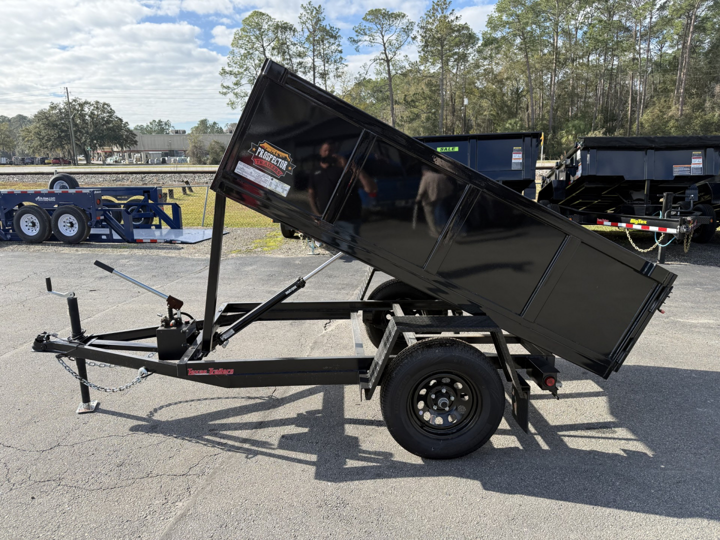 New 2025 Prospector 4' X 8' Dump Trailer for sale in Gainesville, FL
