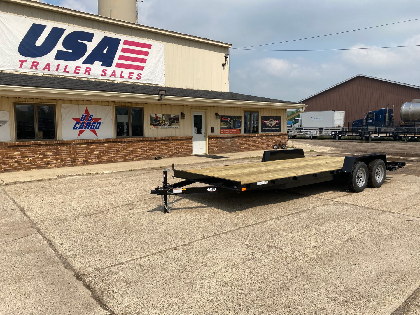 New 2026 AMO 82x18-TA1 Flat Deck 7K Car Hauler