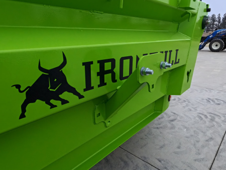 New 2026 Iron Bull DWB 83 x 16 Dump Trailer - Neon Safety Green with Aluminum Ramps and 14,999 lb. GVWR