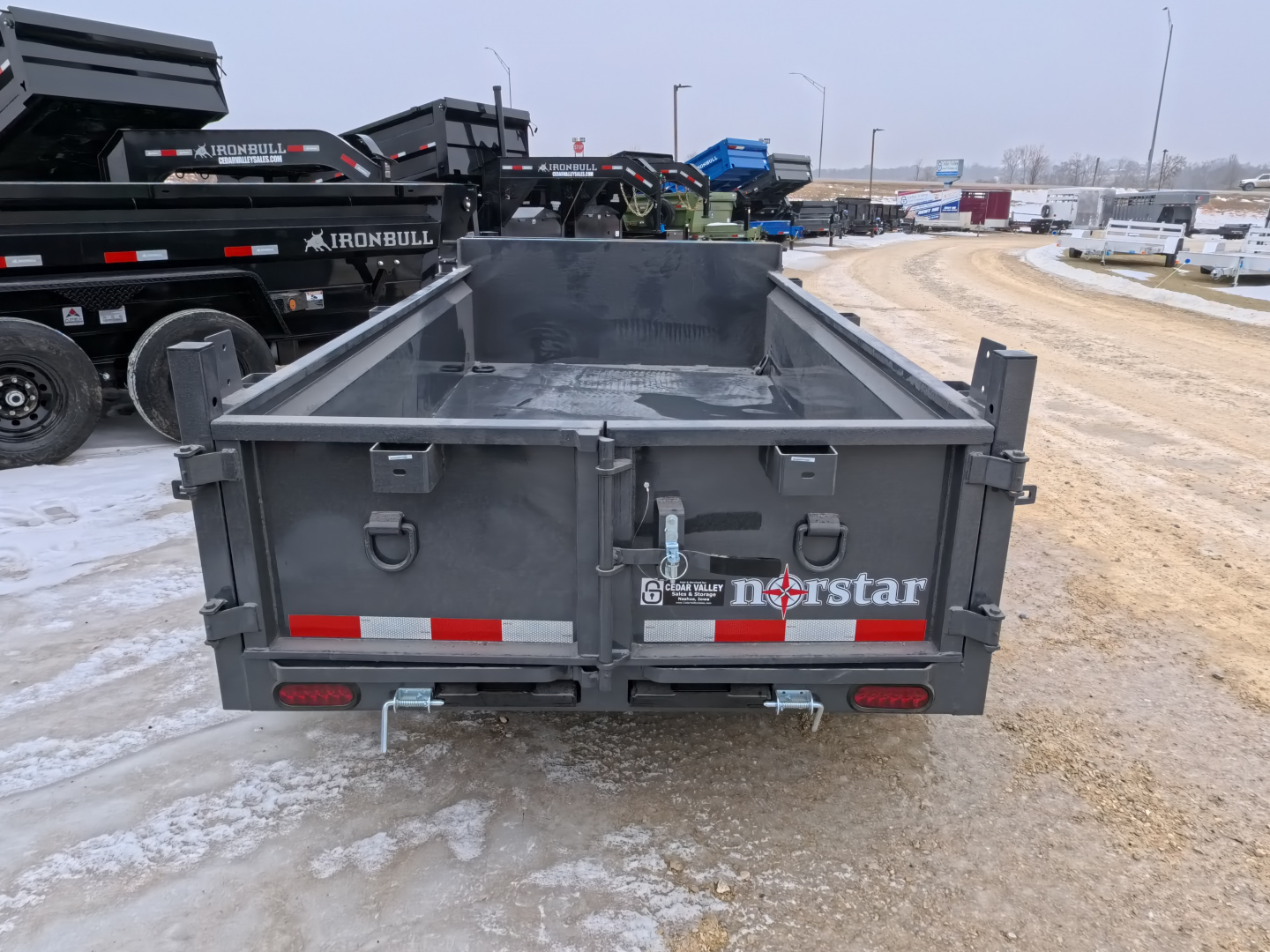 New 2026 Norstar 60 x 10 DCB Dump with 7K GVWR , Slide -in Ramps, and Tarp Kit