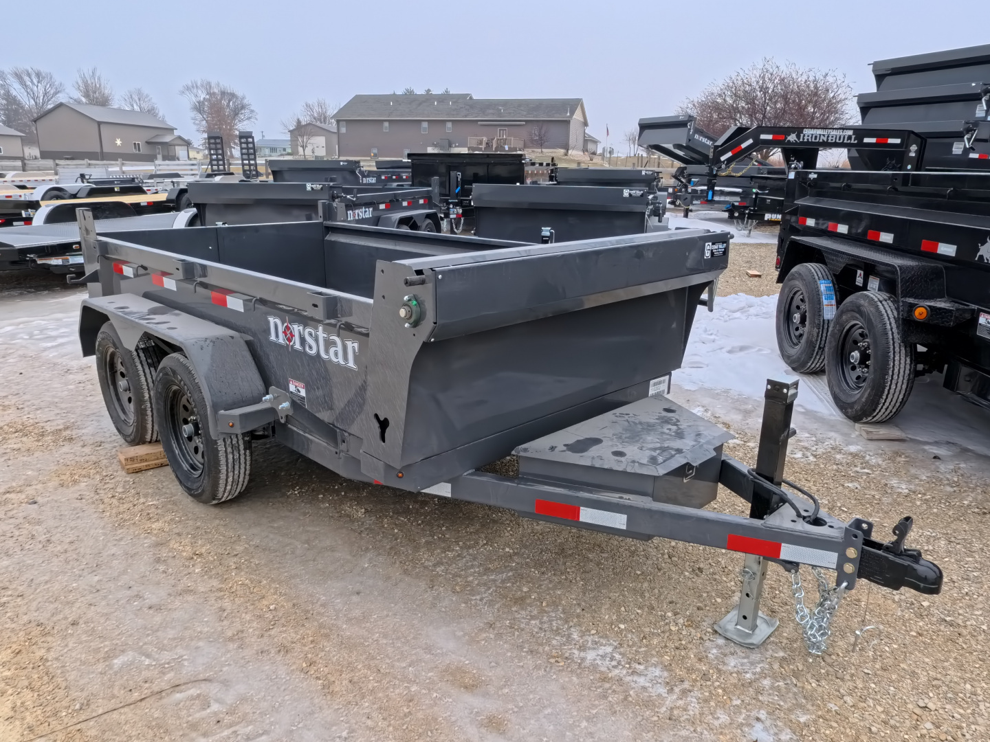 New 2026 Norstar 60 x 10 DCB Dump with 7K GVWR , Slide -in Ramps, and Tarp Kit