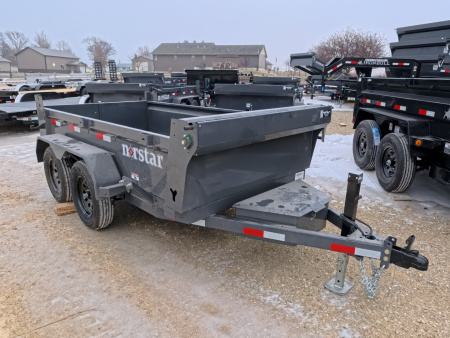 New 2026 Norstar 60 x 10 DCB Dump with 7K GVWR , Slide -in Ramps, and Tarp Kit