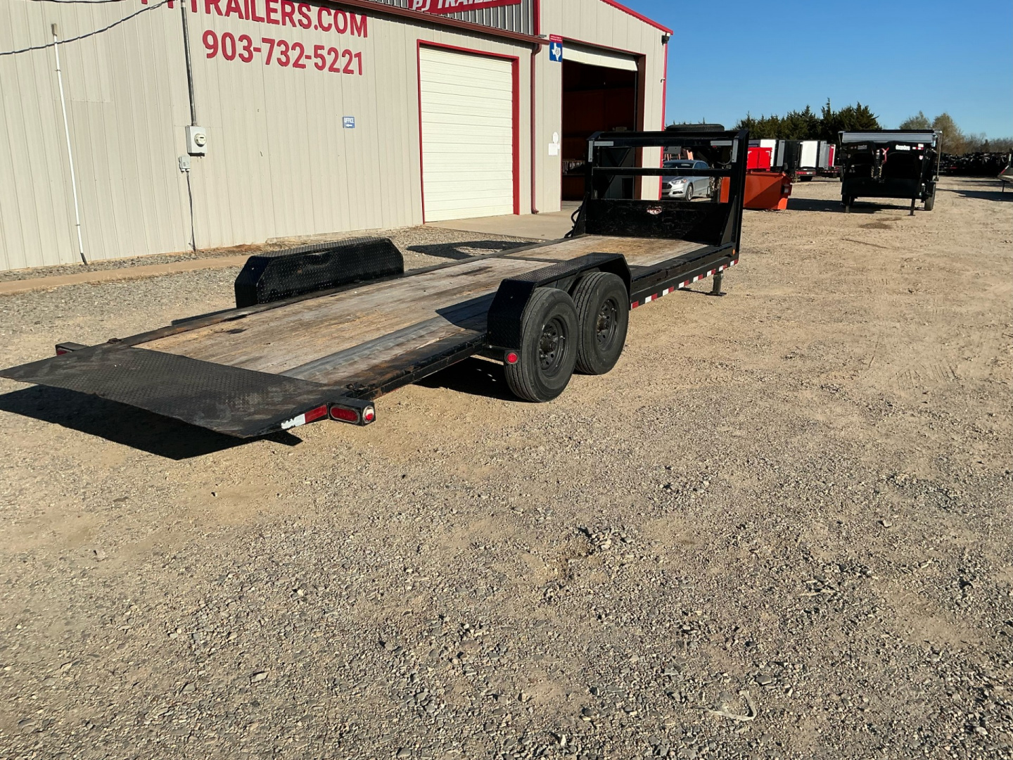 Used 2023 PJ 82"x24' GN Tilt Trailer- TJ