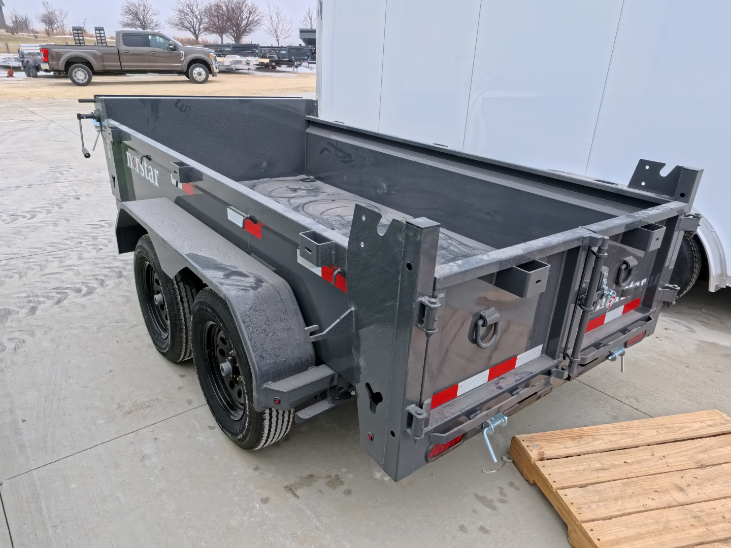 New 2026 Norstar 60 x 10 DCB Dump with 7K GVWR , Slide -in Ramps, and Tarp Kit