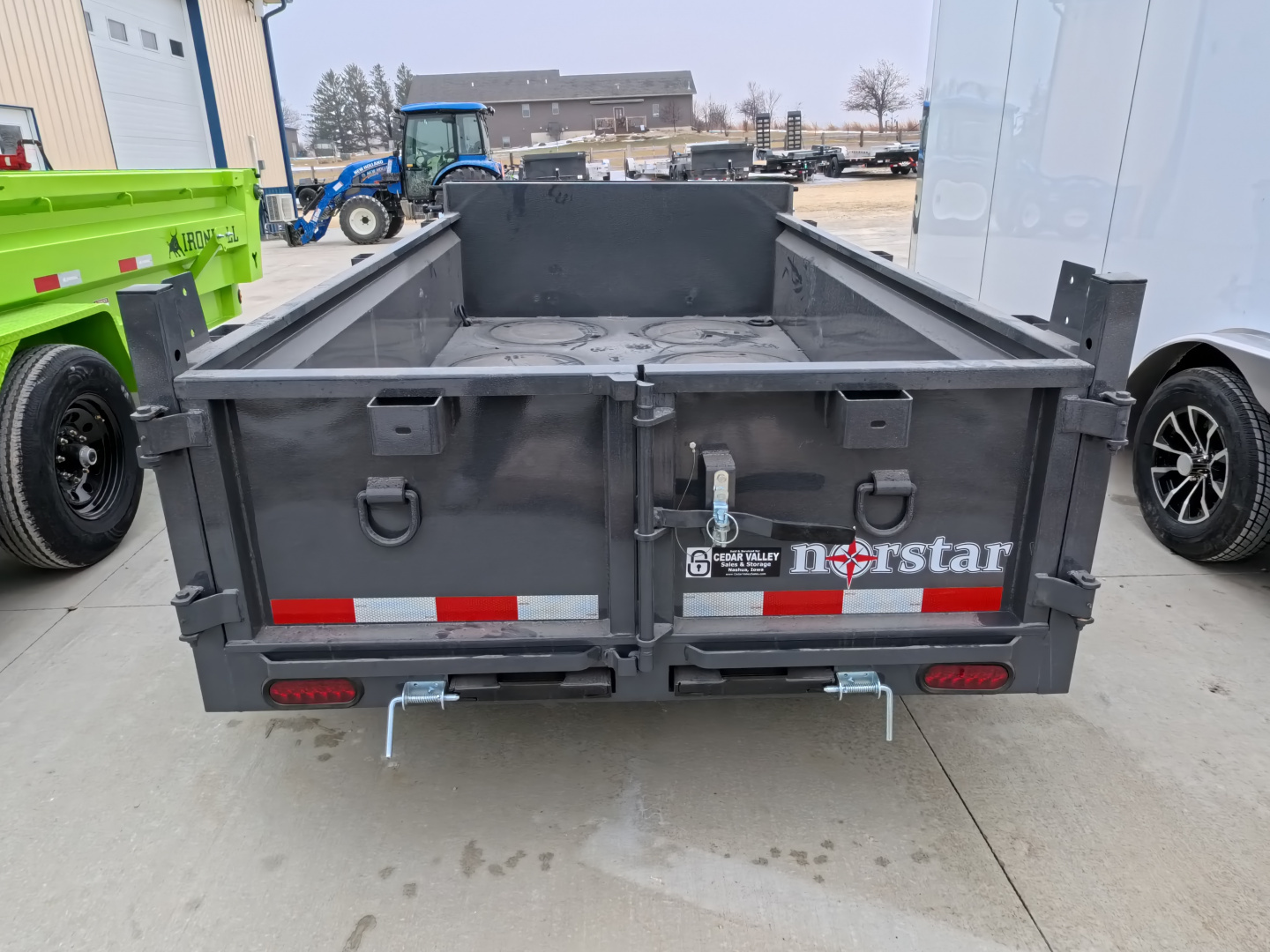 New 2026 Norstar 60 x 10 DCB Dump with 7K GVWR , Slide -in Ramps, and Tarp Kit