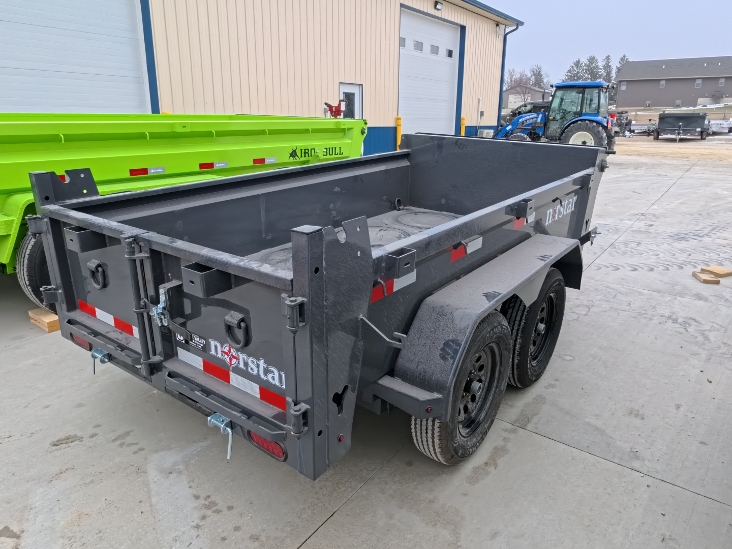 New 2026 Norstar 60 x 10 DCB Dump with 7K GVWR , Slide -in Ramps, and Tarp Kit