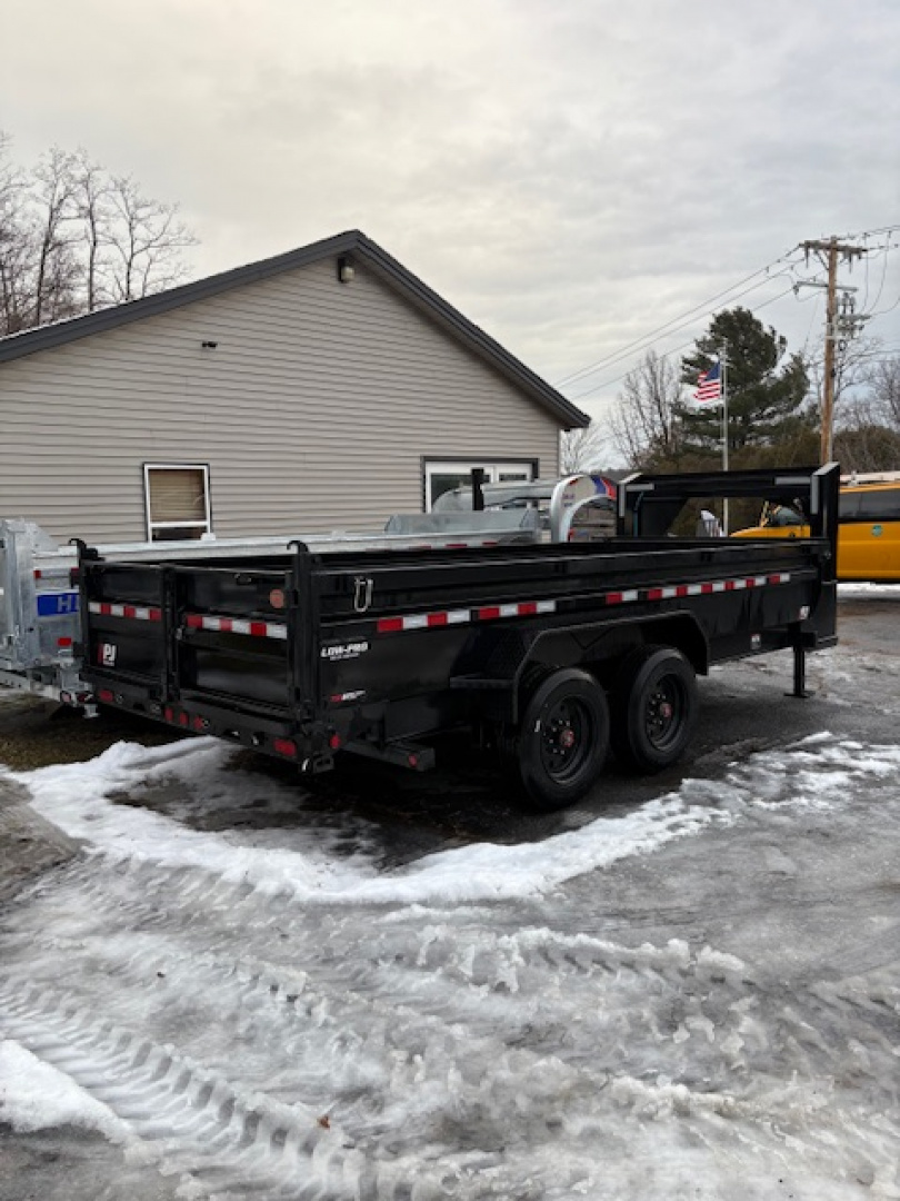 New 2026 PJ Trailers DX 16' Gooseneck Dump Trailer - 18K GVW