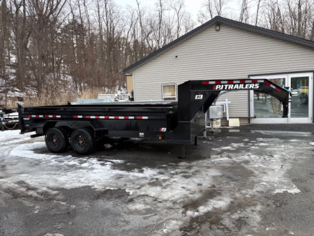 New 2026 PJ Trailers DX 16' Gooseneck Dump Trailer - 18K GVW