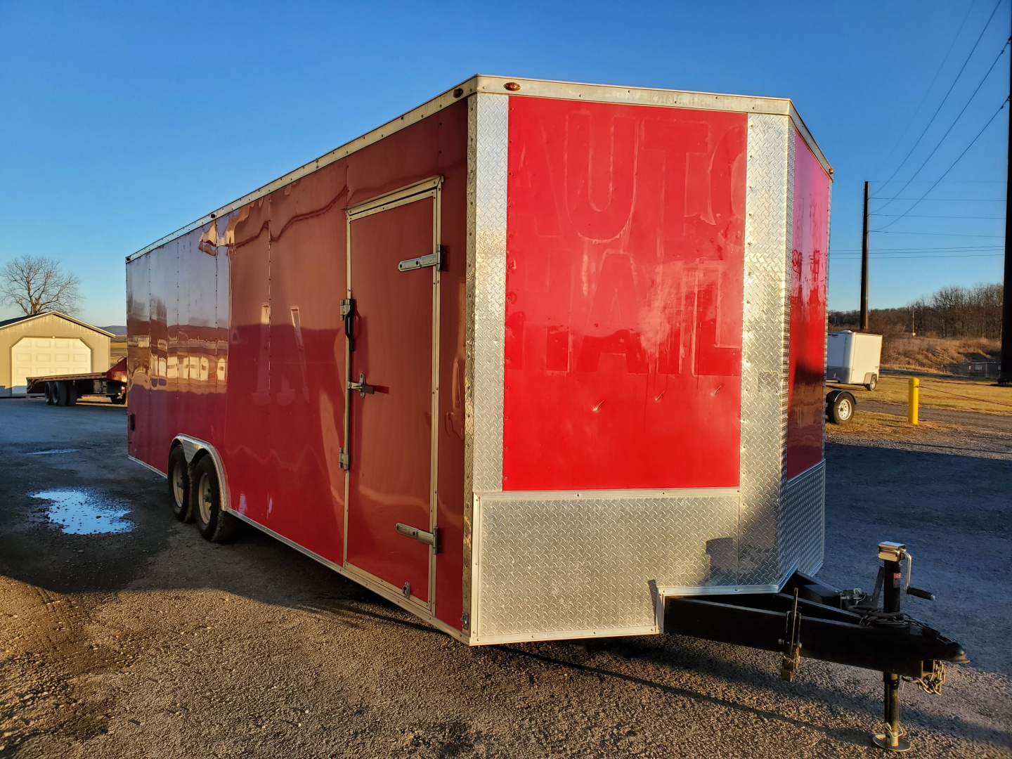 Used 2022 PowerLine Cargo / Enclosed Trailer / 9990 GVWR / 8.5'x24'