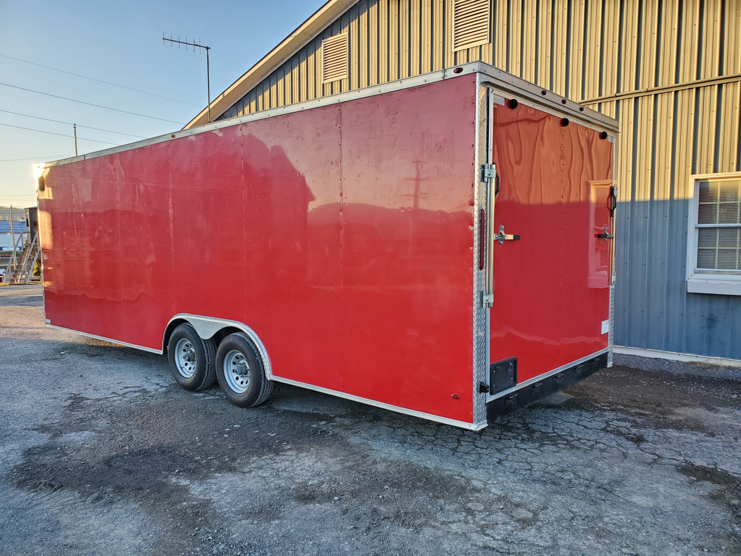 Used 2022 PowerLine Cargo / Enclosed Trailer / 9990 GVWR / 8.5'x24'