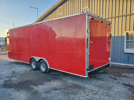 Used 2022 PowerLine Cargo / Enclosed Trailer / 9990 GVWR / 8.5'x24'