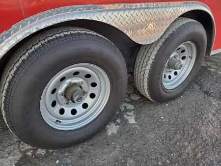 Used 2022 PowerLine Cargo / Enclosed Trailer / 9990 GVWR / 8.5'x24'