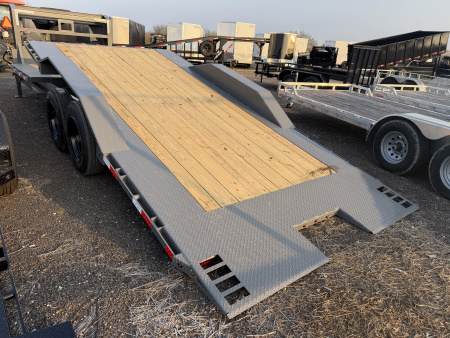 New 2026 Delco Trailers 102x24ft Gooseneck Tilt Equipment Trailer 16k