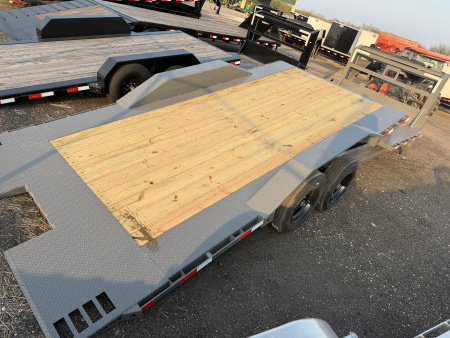 New 2026 Delco Trailers 102x24ft Gooseneck Tilt Equipment Trailer 16k